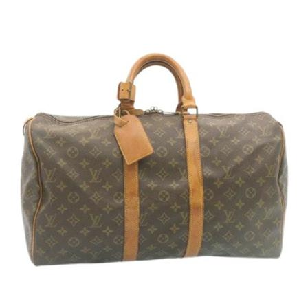 Louis Vuitton Vintage, Pre-owned Keepall 45 Bruin, Dames, Maat:ONE Size