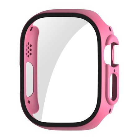 HAT PRINCE Apple Watch Ultra cover with tempered glass - Hot Pink