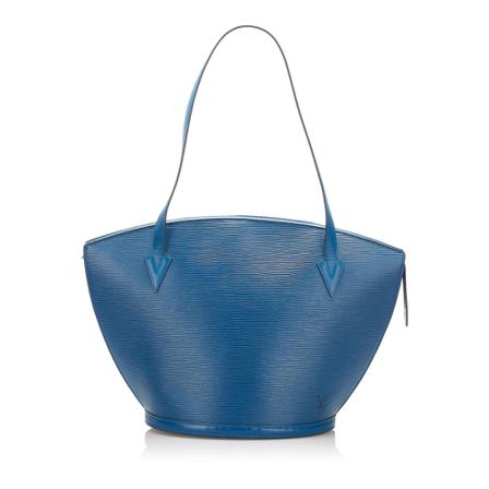 Louis Vuitton Vintage, Pre-owned Epi Saint Jacques PM Long Strap Leather Blauw, Dames, Maat:ONE Size