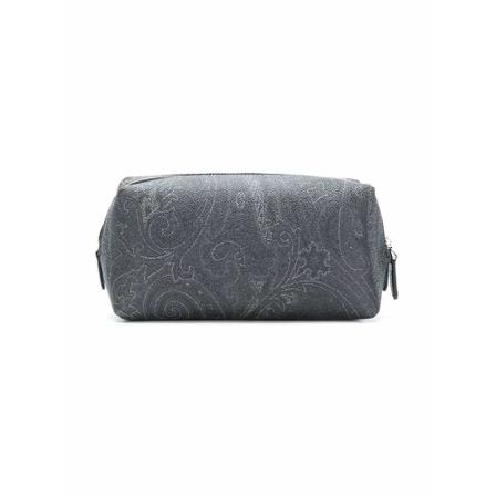 Etro, Toilet Bags Grijs, Dames, Maat:ONE Size