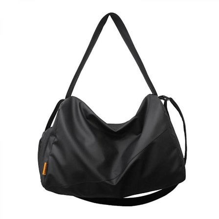 2023 New Candy Color Fashion Travel Big Sports Bag Yoga Fitness Bagwaterproof Nylon Cloth Weekender Handbag Black