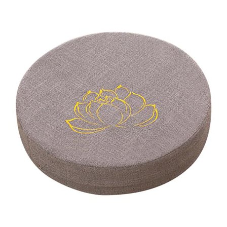 Meditaatiotyyny Pyöreä Vaahtomuovi Puuvilla Pellava Irrotettava Pesu Mukava Lattiatyyny Parvekkeelle Olohuone Tatami Harmaa