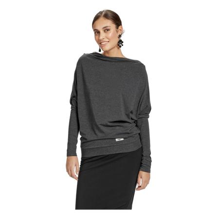 by Insomnia, Bluzka oversize Klara Blouse Long S Szary, Kobieta, Rozmiar: S