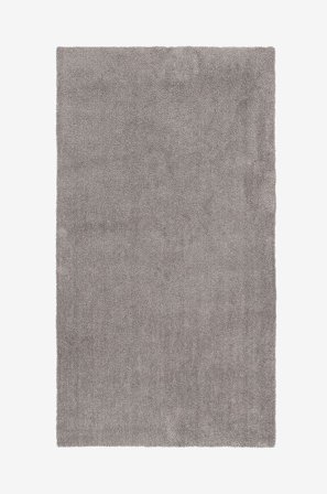 KM Home - Luvtæppe Feel - Sølvfarvet - Luv- & ryatæpper - 80X180 - Fra Homeroom