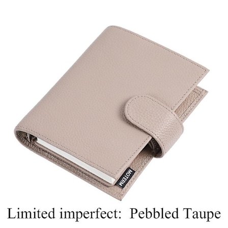 Limited Imperfect Moterm Regular Pocket Rings Planner Genuine Cowhide Leather A7 Notebook Agenda Organizer Journey Sketchbook