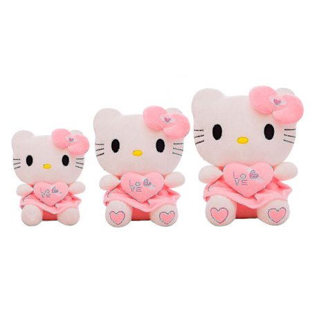 25/30/40cm Hello Kitty Pehmolelu Pehmeä Lelu Täytetty Söpö Sarjakuva Japanilainen Lasten Anime 25cm