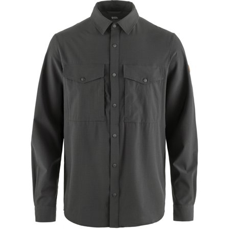 Fjällräven Abisko Trekking Skjorte XXL - male - Dark Grey - Skjortes