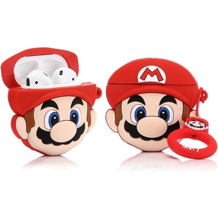 Tecknat skyddsfodral för Airpods 2:a/1:a generationen Liten gubbe