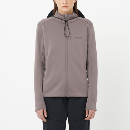 Salomon - Tussenlagen Kleding Sntial Midfleece Fz W - Iron