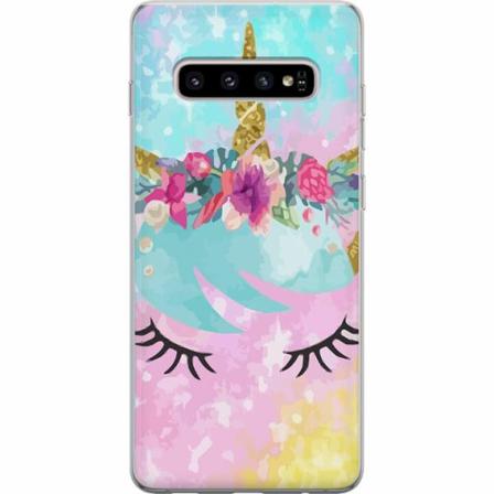 Samsung Galaxy S10+ Mjukt Skal - Unicorn Enhörning