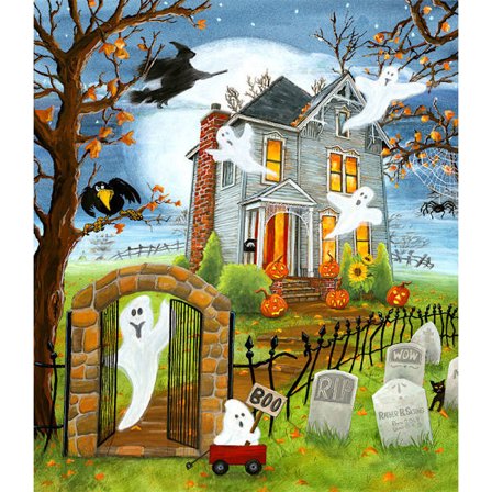 30x40cm 5D DIY timanttimaalaus täydellinen, Halloween-sarja #B, DIY Diamo