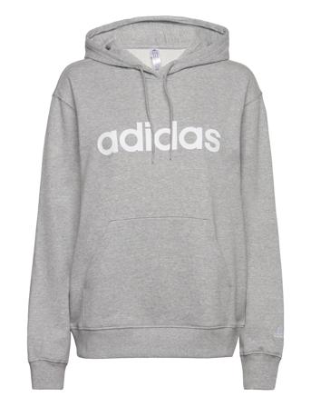 W Lin Ft Hd Hettegenser Genser Grå Adidas Sportswear*Betinget Tilbud