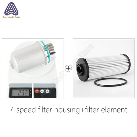 02E305045 DSG-6-7 Aluminium transmissionsfilterhus Til Jetta A1 Q3 Tiguan Leon TT CC Golf Octavia Caddy Passat 0BH325159