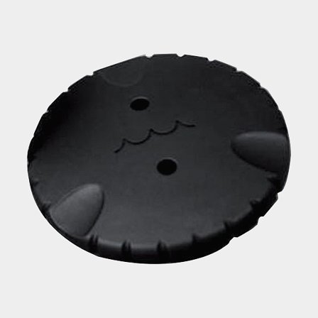 Däcksförskruvning fuel 38mm med ventil svart plast