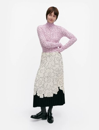 Marimekko Solmia Piirto Unikko - Pink - XL