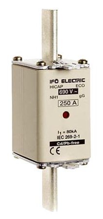 Ifö Electric Eco gG Knivsäkring 500V, strl 1 224A, 1-pack, Elfördelning & strömförsörjning