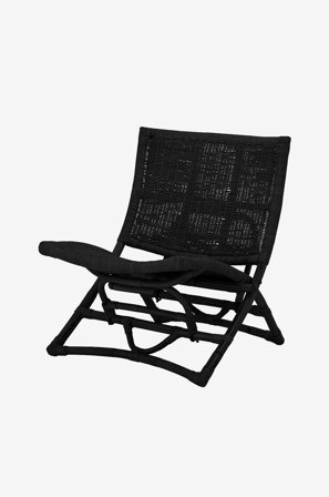 Bloomingville - Loungestol Baz - Sort - Lænestole - Fra Homeroom