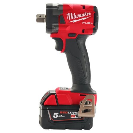 Milwaukee M18 FIW2P12-502X Muttertrekker med batteri og lader, Maskiner