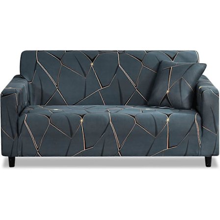 Elastiskt sofföverdrag halkfritt Jacquard Elastiskt sofföverdrag för 2-sits soffa