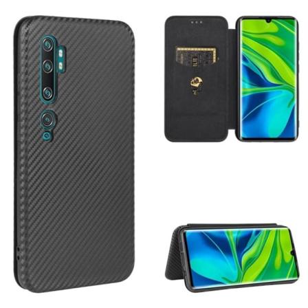 Xiaomi Mi 10 / 10 Pro Flip Veske Kortspor CarbonDreams Black
