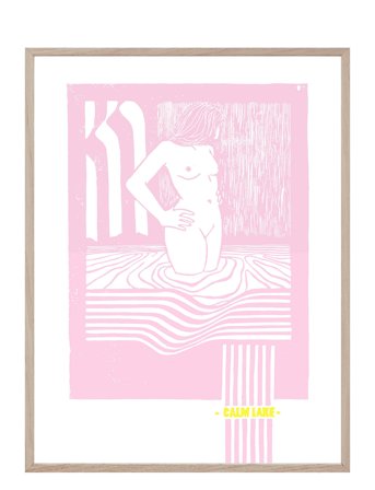 If Walls Could Talk | Rose Lake | 50X70CM