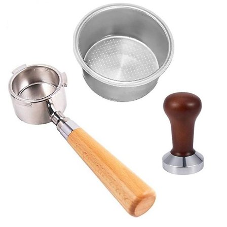 Espresso Kaffe Bunnløs Portafilter 51mm Passer For Kaffemaskin Ec680/ec685