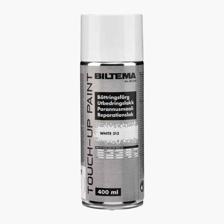 Biltema - Utbedringslakk hvit 400 ml