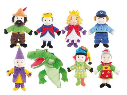 Handdockor 23-40cm 8/fp - Lyreco - Skola och förskola - Lekmaterial - Handdockor