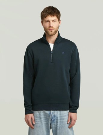 G-Star Premium Core Half Zip R Sw L\S - Navy - L