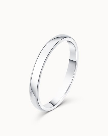 Alma Klassisk Vigselring 950 Platina