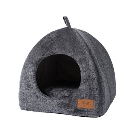 Kattehule Varm Seng til Indendørs Kat Vaskbare Bløde Senge Telt Hus til Hvalp Små Hunde Skridsikker Bund