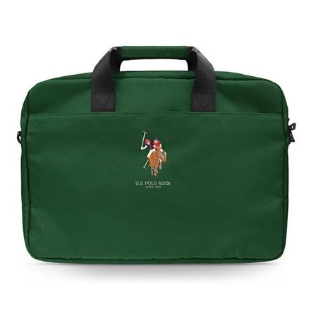 US Polo Assn. laukku 16" kannettavalle tietokoneelle - vihreä