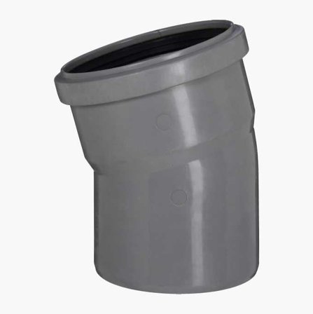 Avloppsböj 15° 110 mm