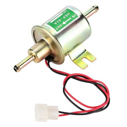 Universal 12V Elektrisk Drivstoffpumpe Lavtrykk Bolt Fiksering Diesel Bensin Pumpe HEP-02A