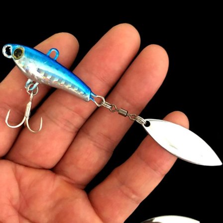 2 stk Metal Fishing Agn VIB Lure 10GC C