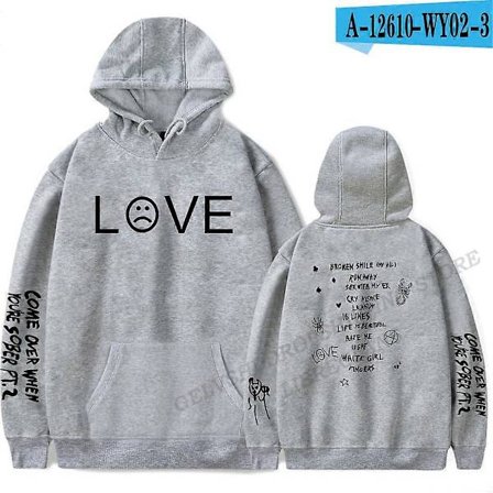 Lil Peep Hættetrøje Mænd Kvinder Mode Hættetrøjer Børn Hip Hop Hættetrøjer Kvinder Sweatshirts Drenge Jakker Rapper Sweatshirts Herretøj Cry Baby 