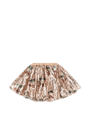 Konges Sløjd STARLA SEQUIN SKIRT Kjolar Dam Beige 4Y