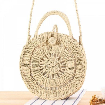 Summer Beach Shoulder Bag, Light Woven Straw Cross-body, Phone, Travel Handbag For Women & Everyday Use A916-1090