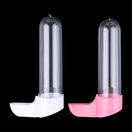 2-pack papegojmatare Parakitvattendispenser No Mess Automatisk fågelmatningstillbehör för Cockatiel 100ml 60ml