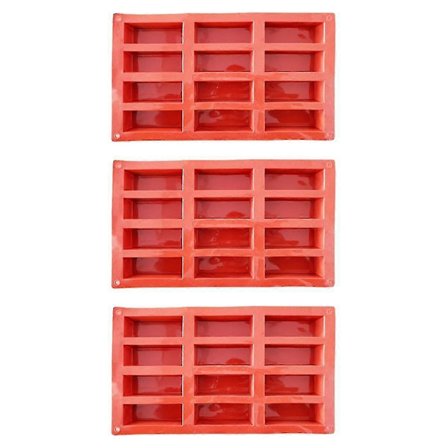 12 huller silikone proteinbar forme rektangel granola bar bageværktøj form silikoneform fransk kageform dessertværktøj