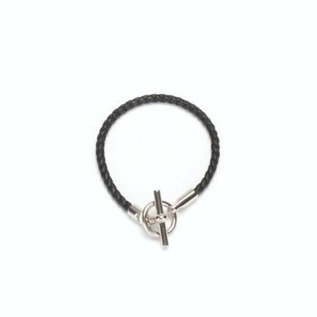 Hermès Vintage, Pre-owned Glenan Wrap Bracelet Zwart, Dames, Maat:ONE Size