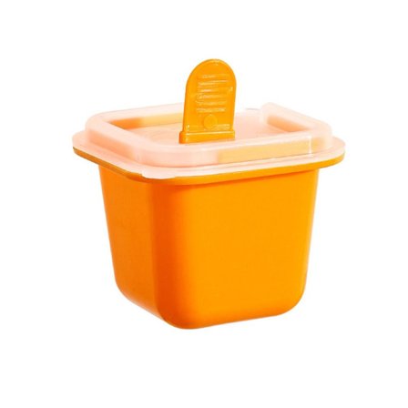 6 kpl Neliömäisiä molds Jelly Vanukas Molds ORANSSIT