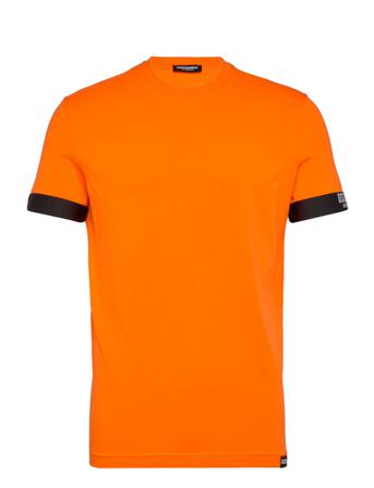 Round Neck T-Shirt T-shirts Short-sleeved Oranssi DSquared2
