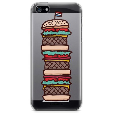 Bjornberry iPhone 5/5S/SE TPU Skal - Hamburgare