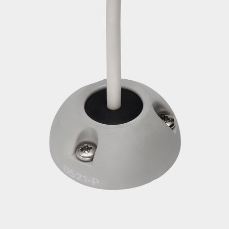 Kabeldurchführung Scanstrut DS21B-P Vertical Cable Seal, Kunststoff, für Kabel Ø9 - 14 mm, max Anschluss Ø21 mm, grau - Boot