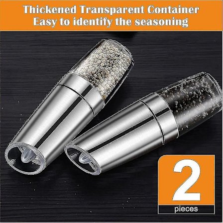 Elektrisk Salt- og Peberkværn Sæt, Krydderi Kværn, Peberkværn