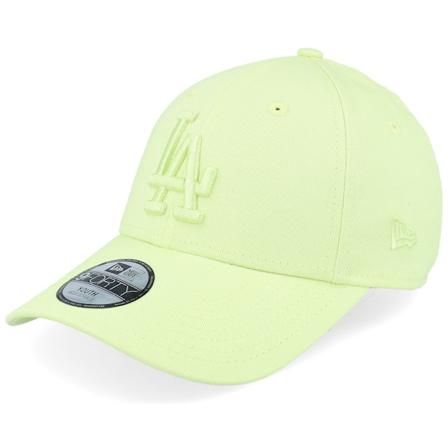 New Era - Los Angeles Dodgers League Essential 9FORTY Neon Light Green Adjustable Adjustable Green Cap - MLB @ Hatstore