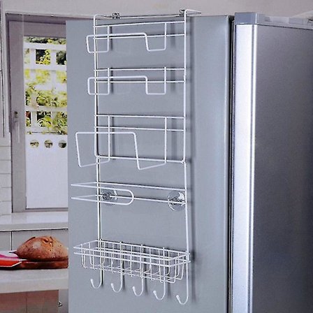 Multifunktionel Køleskabsreol Køleskabsside Sidevægsholder