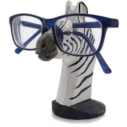 Håndskåret tre brilleholder solbrilleholder stativ dyreformet hjem