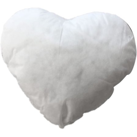 (indsæt ikke inkluderet) Fluffy hjerteformet pudebetræk, plysbetræk, gave til sofa, stue